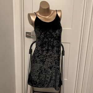 Victoria’s Secret Black Velvet Dress